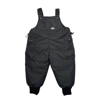 90绒宝宝羽绒背带裤三防滑雪裤子