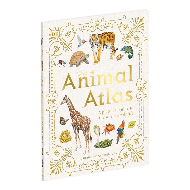 英文原版 精装 The Animal Atlas 动物地图 图解指南 DK 英文版 进口英语原版书籍儿童全英语书