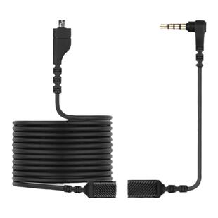 适用赛睿寒冰5耳机线Arctis3 5 7 Pro音频线声卡线连接线手机电脑游戏语音寒冰5转接线音频耳机RGB灯效配件