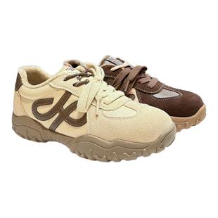 COMELY康莉2026双系带加绒德训鞋阿甘雪地靴休闲运动女鞋KMT58886