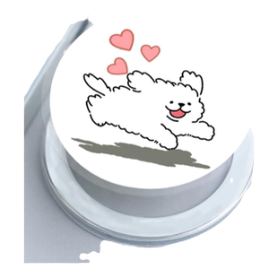 智卡奴 magsafe磁吸气囊支架适用于iPhone15/14/13/12/11/promax手机壳苹果新款可爱360度旋转吸附爱心小狗