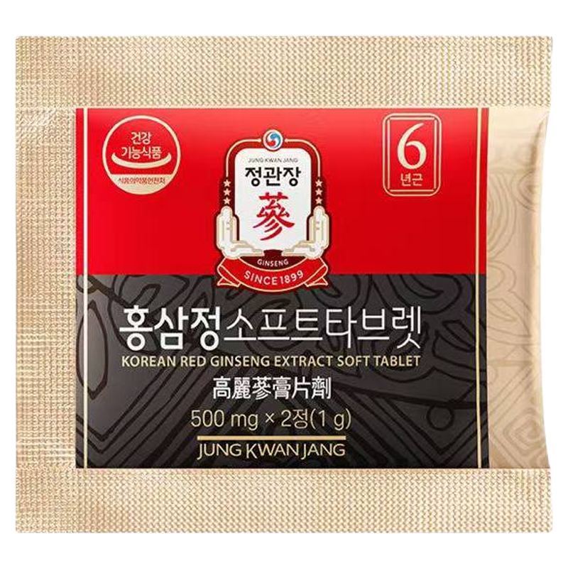 正官庄红参粉末和浓缩液合体片剂