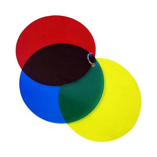 三原色彩色透光片教具幼儿园实验大班科学区区域材料颜色认知玩具