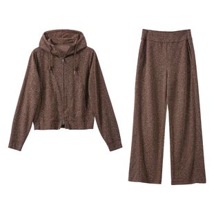 YANGLE_连帽卫衣套装女2026年早春新款韩系穿搭慵懒松弛休闲卫裤