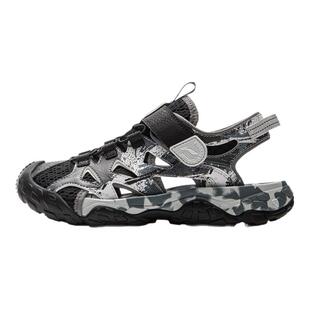 李宁男童凉鞋儿童溯溪鞋2025夏季新款男女大童网面透气涉水运动鞋