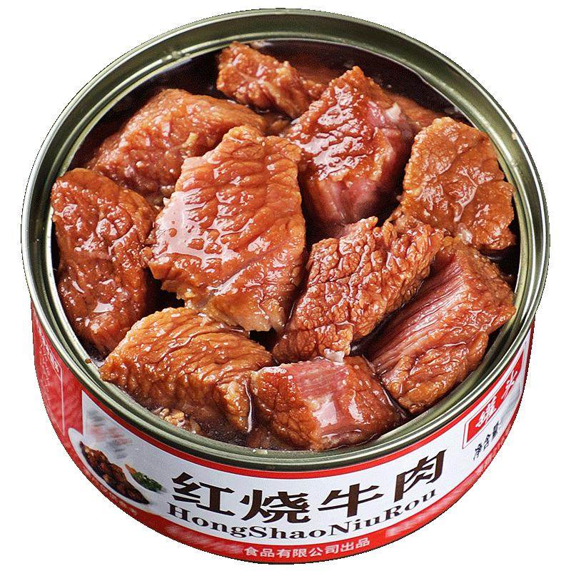 罐装红烧牛肉罐头熟食