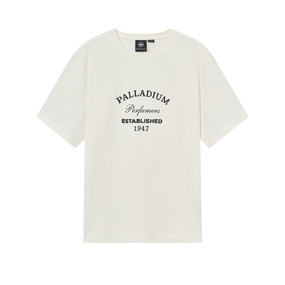 PALLADIUM帕拉丁上装复古品牌印花设计男款短袖T恤1014737