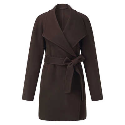 歌莉娅冬季羊毛羊绒大衣外套女