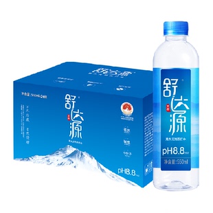 舒达源克东天然碱性水苏打水饮用水无添加550mlx24瓶装整箱