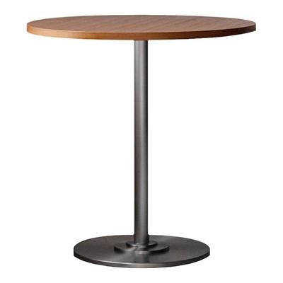 小满柚木北欧咖啡桌圆桌