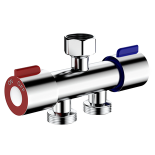 水龙头一分二接头洗衣机专用分流器一进二出双出水角阀三通分水阀