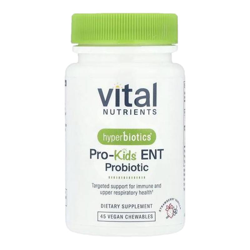 合百益VitalNutrients儿童益生菌专为内耳鼻子咽喉牙齿健康配方抵
