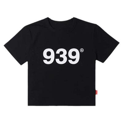 939全棉女小众短袖印花