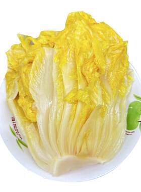 东北酸菜大白菜酸菜芯丝大缸腌制
