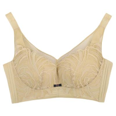 百分百感觉网纱蕾丝无钢圈内衣