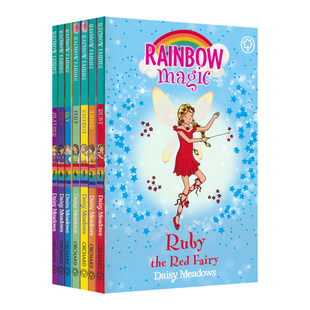 Rainbow Magic The Rainbow Fairies Series 彩虹魔法仙子系列 儿童英语小说初级章节书 自主阅读读物 英文原版进口图书