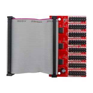 中航控制卡转接板ZH-HUB08-256 含50P排线LED显示屏08-256扩展板