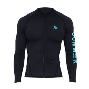 潜水服男士上衣防晒速干浮潜冲浪服长袖温泉游泳衣水母衣健身套装