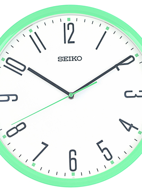 SEIKO精工静音简约挂钟