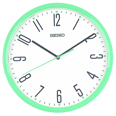 SEIKO精工静音简约挂钟