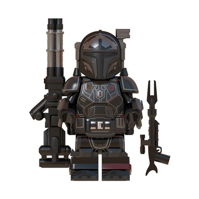 重装曼达洛人星球大战拼装积木