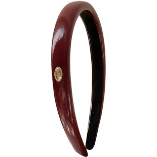 神仙藤井树同款酒红色金标发箍女高颅顶头箍日常外戴压发发卡发饰