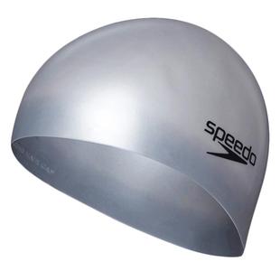 Speedo/速比涛 不勒头超大弹力专业训练防水硅胶游泳帽男女通用