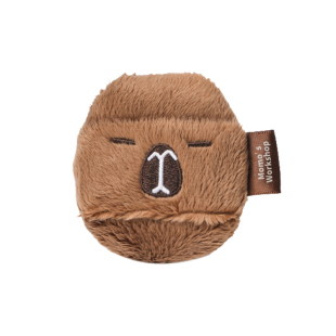 毛吉吉Momos Workshop动物系列粉扑可爱植绒散大粉扑黑猫气垫拇指