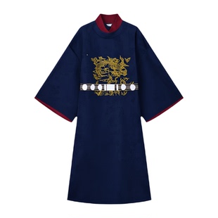 明制汉服男装成人男款钥匙扣圆领袍一品官服补服国风复古舞台演出