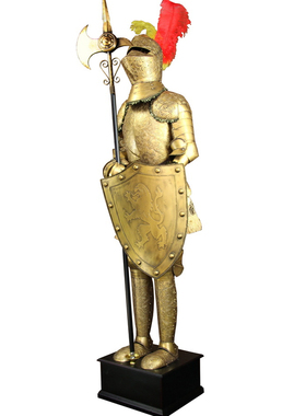 中世纪风武士西餐厅酒吧门口摆件