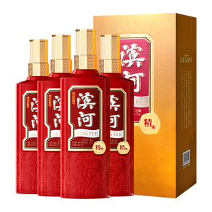 滨河精酿42度白酒甘肃特产九粮香型纯粮酿造红瓶迎宾喜宴婚宴喜酒