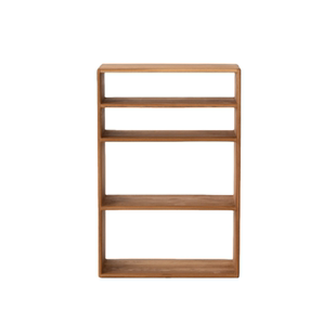 儿童书架收纳柜实木书架格子柜落地书柜电视柜组合柜书柜单列柜子