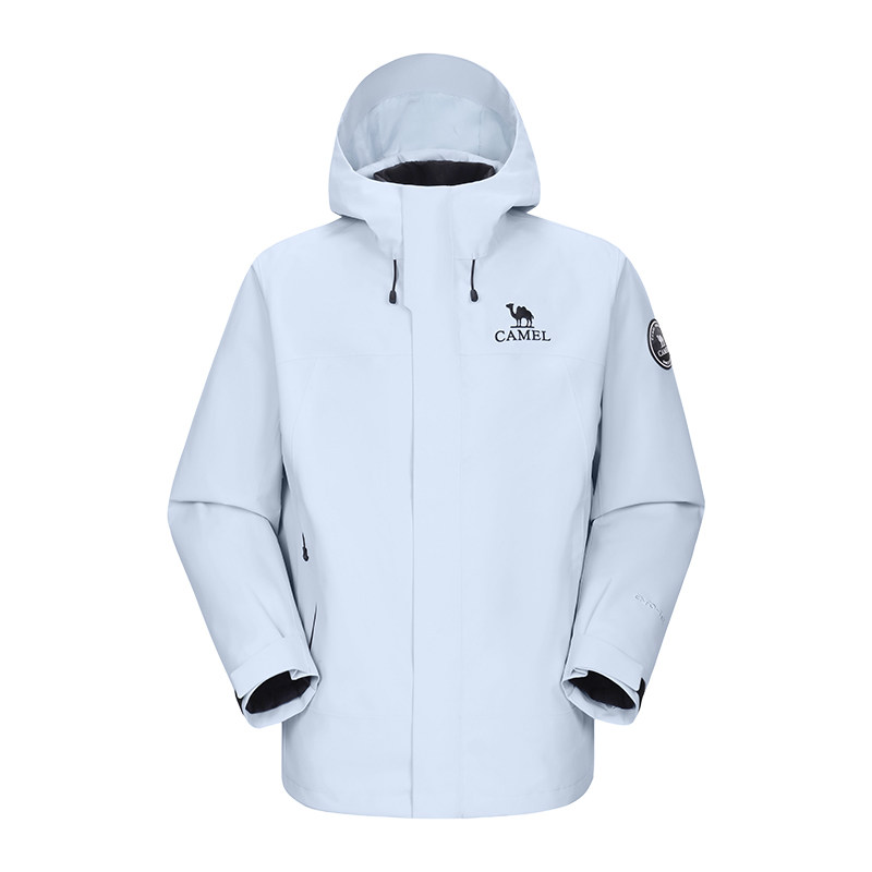 骆驼冲锋衣三合一羽绒服男女冬季新款羽绒内胆外套防风防水登山服