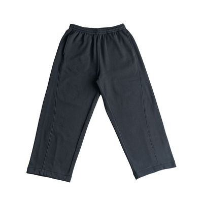 大码微廓形加绒弯刀卫裤