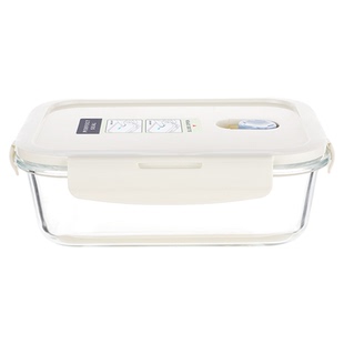 玻璃饭盒带盖微波炉学生午餐盒上班带饭便当碗具高硼硅保鲜食品用