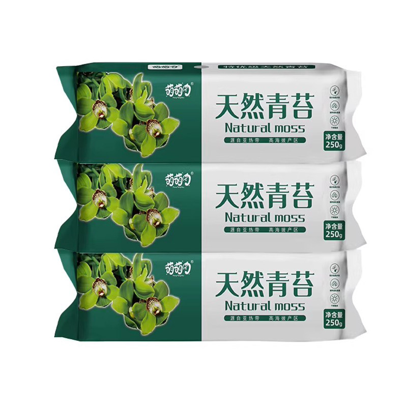 蝴蝶兰专用土青苔水苔天然干苔藓
