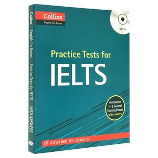 柯林斯雅思模拟题 英文原版 Practice Tests for IELTS自学考试工具书HarperCollins 雅思考试系列 进口英语书籍