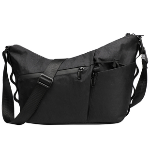 男士机能休闲斜挎包户外运动水杯包XPAC防水多功能通勤单肩包男款