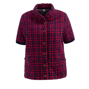 老太太秋冬棉马甲背心女中老年夹棉坎肩纯棉大码印花奶奶装外套