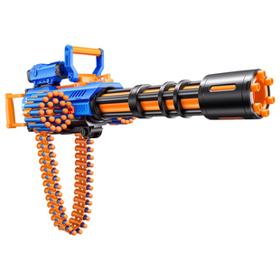 zuru怒火燃烧转管发射器电动连发加特林大容量软弹枪玩具儿童礼物