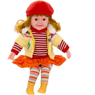 儿童毛绒玩具布娃娃会唱歌说话的仿真智能洋娃娃玩偶女孩生日礼物