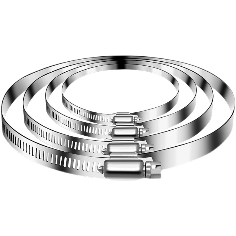 加宽加厚304不锈钢卡箍管箍电线杆固定卡扣抱箍大号喉箍收紧箍