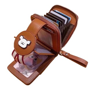 [正版联名]2025新款线条小狗卡包钱包大容量多卡位可爱收纳零钱包