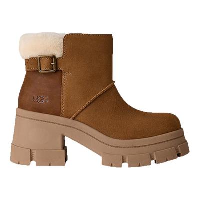 UGG女款秋冬Brooklyn Buckle厚底短靴保暖时尚扣带马丁靴1174490