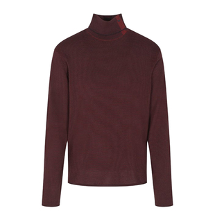 Armani/阿玛尼EA 男士鹰标高领保暖休闲毛衣 EM002025 AF14195