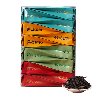 武夷岩茶高端茶叶自己喝4种上等好茶试喝装肉桂水仙大红袍小包装