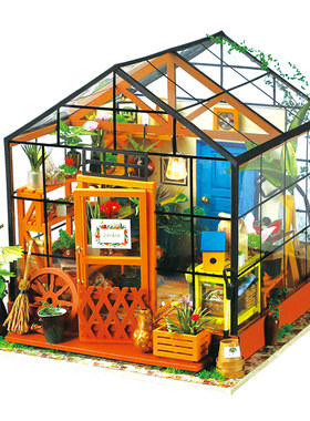 凯西花房艺术屋若来diy手工小屋