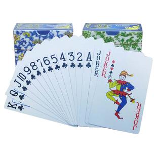 塑料扑克牌防水防折补克PVC可水洗成人成人梭哈桥牌批发加厚扑克