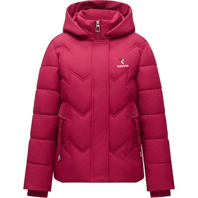 啄木鸟时尚短款羽绒服女士2025冬季新款妈妈加绒加厚保暖洋气外套