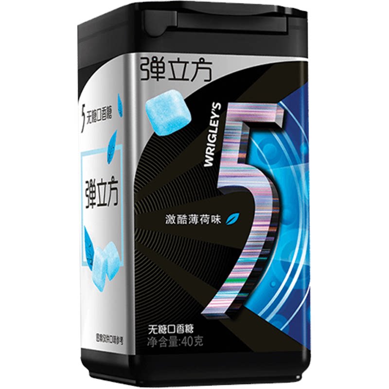 绿箭无糖弹立方木糖醇口香糖